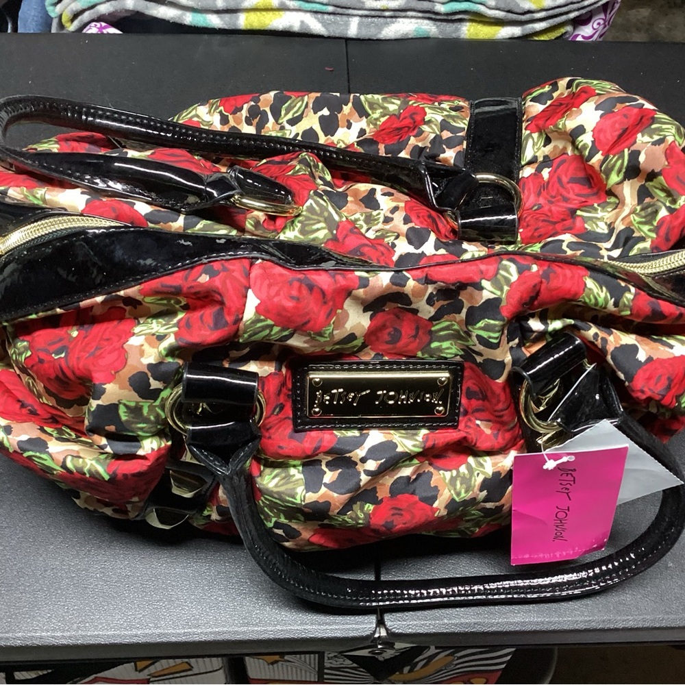 Betsey Johnson Weekender Satchel Duffel Handbag